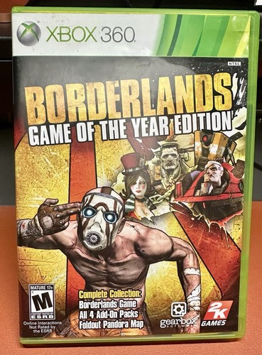 Borderlands goty xbox 360 - borderlands,