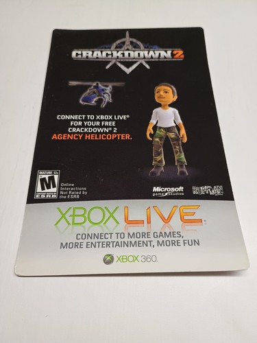Crackdown inutilizzato xbox - crackdown,